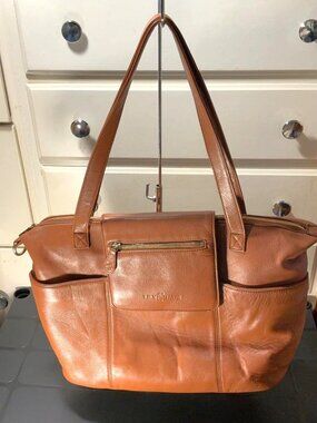 Lily Jade Madeline Convertible Leather Backpack Tote Bag – Camel